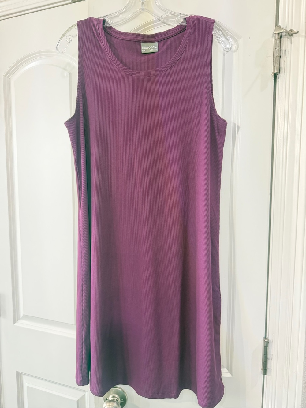 32 Degrees Sleeveless Plum Shift Dress